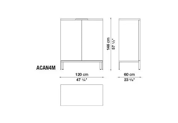 Mida Storage Unit | Maxalto | JANGEORGe Interior Design