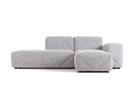 BFF Sofa Configuration MIA01 in Vesper Silver Upholstery | Moooi | JANGEORGe Interior Design