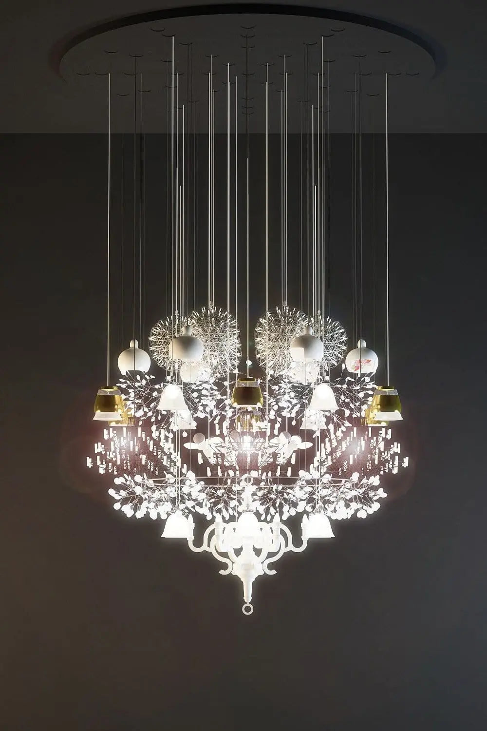 Mega Chandelier Suspension Lamp (MILAN 2018 EDITION) | Moooi | JANGEORGe Interior Design