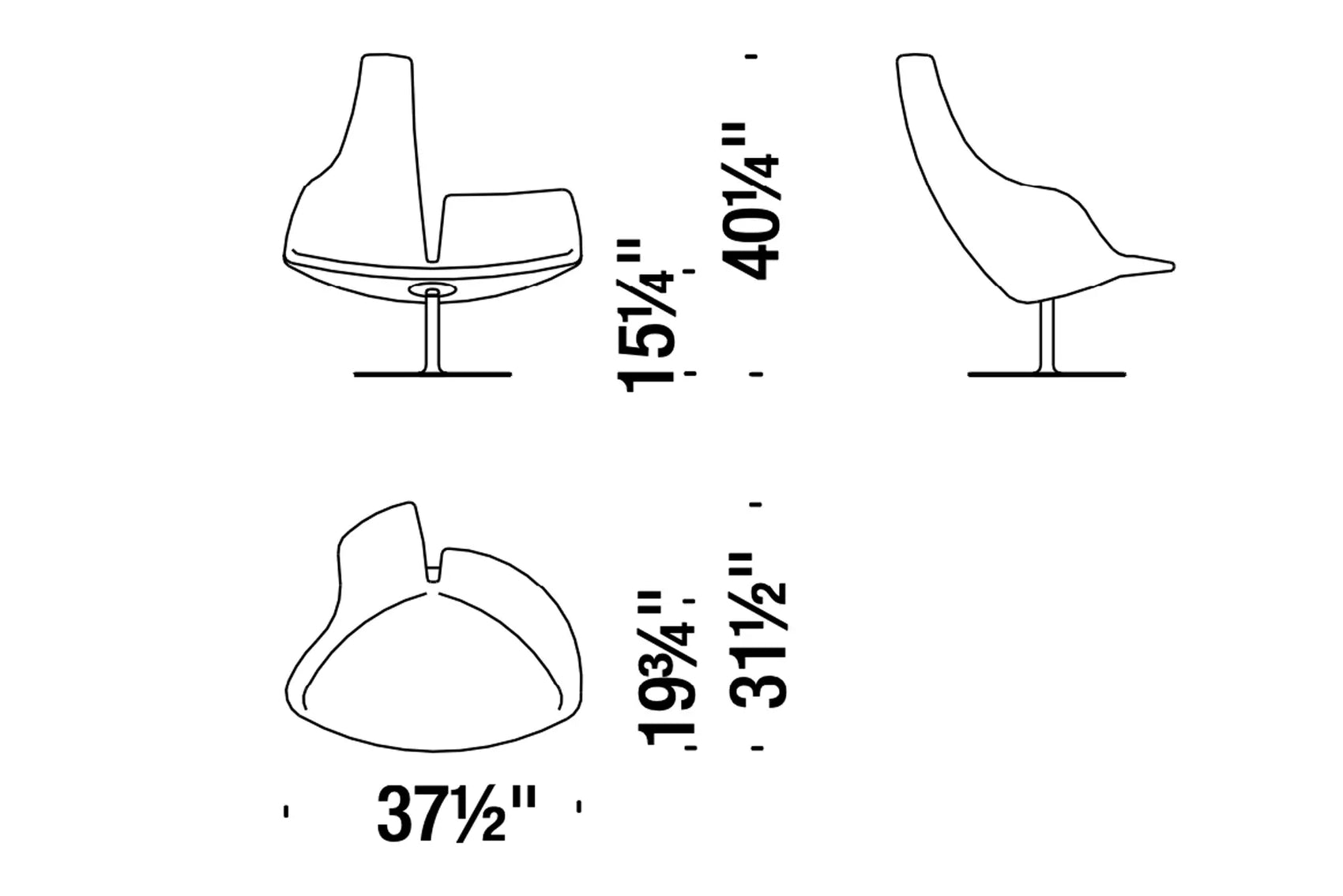 Fjord Armchair | Moroso | JANGEORGe Interior Design