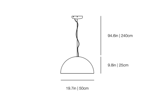 Sonora 408 OR - Suspension Lamp | Oluce | JANGEORGe Interiors & Furniture