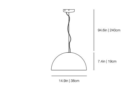 Sonora 438 - Suspension Lamp | Oluce | JANGEORGe Interiors & Furniture