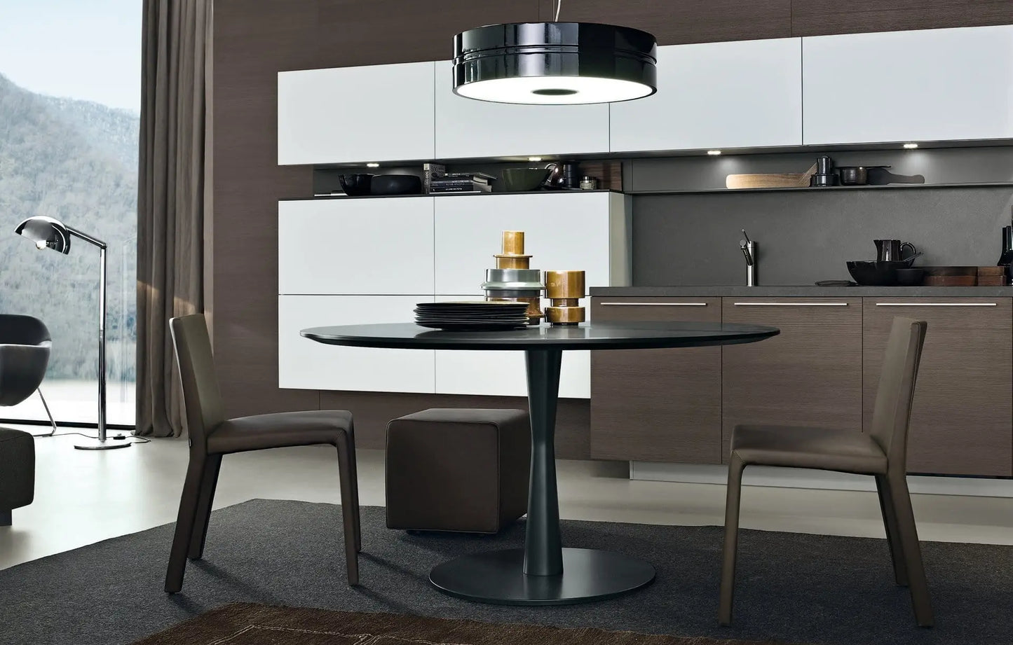 Flute Dining Table | Poliform | JANGEORGe Interior Design