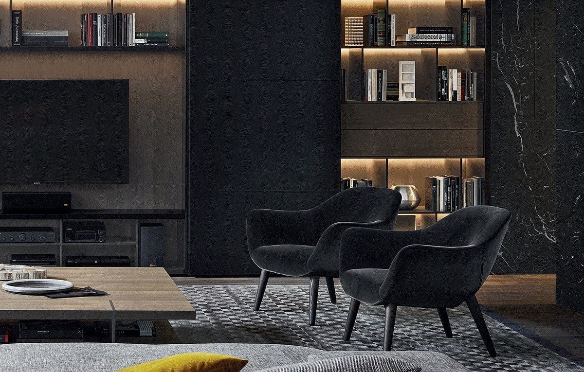 Mad Chair - Armchair | Poliform | JANGEORGe Interior Design