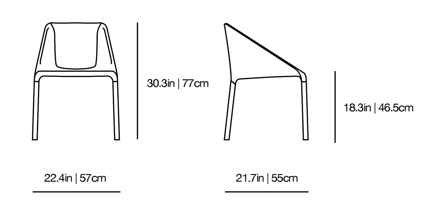Manta  - Chair | Poliform | JANGEORGe Interior Design