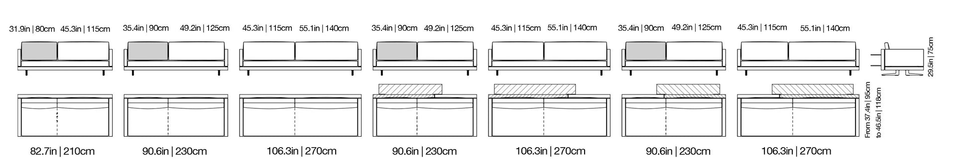 Mondrian - Sofa | Poliform | JANGEORGe Interior Design
