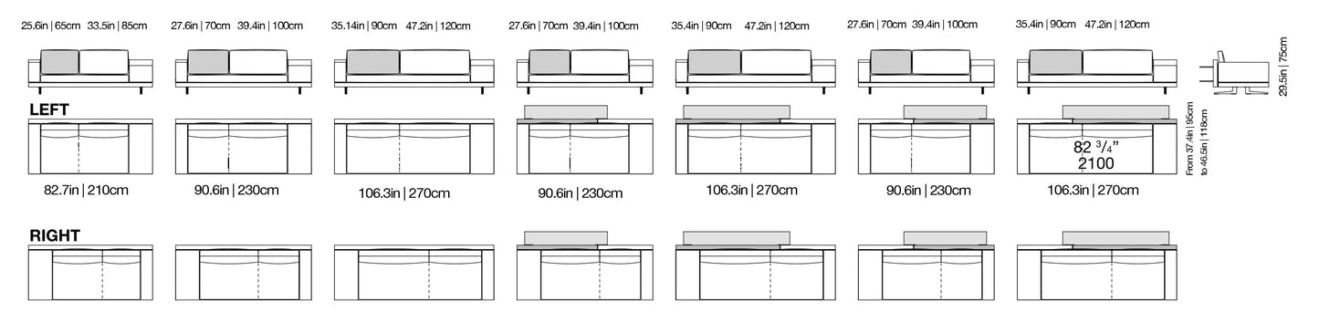 Mondrian - Sofa | Poliform | JANGEORGe Interior Design