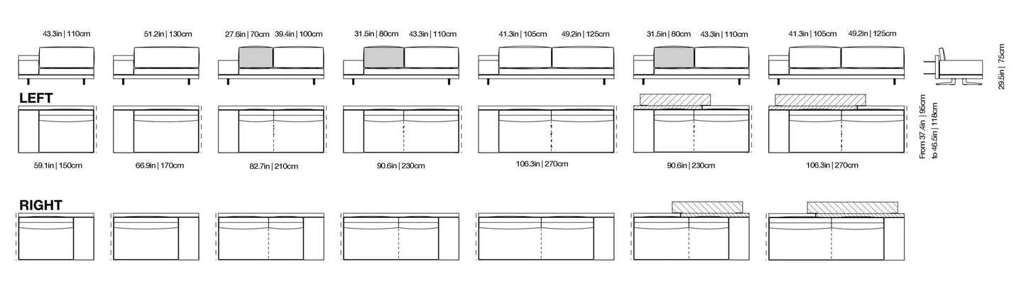 Mondrian - Sofa | Poliform | JANGEORGe Interior Design
