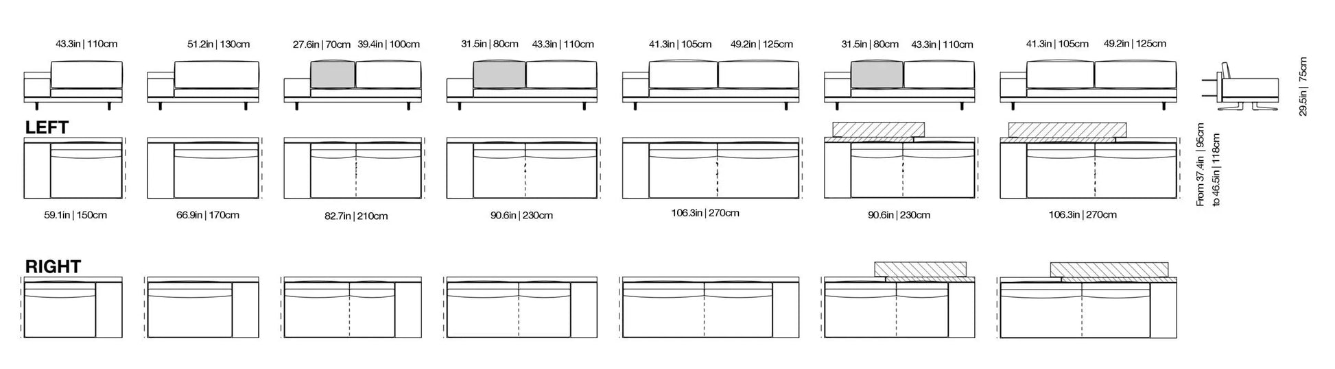Mondrian - Sofa | Poliform | JANGEORGe Interior Design
