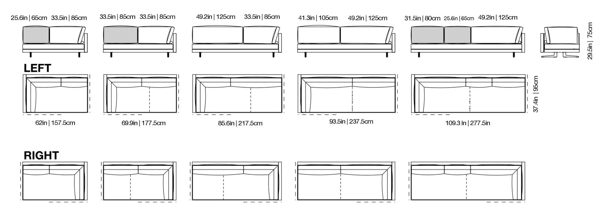 Mondrian - Sofa | Poliform | JANGEORGe Interior Design