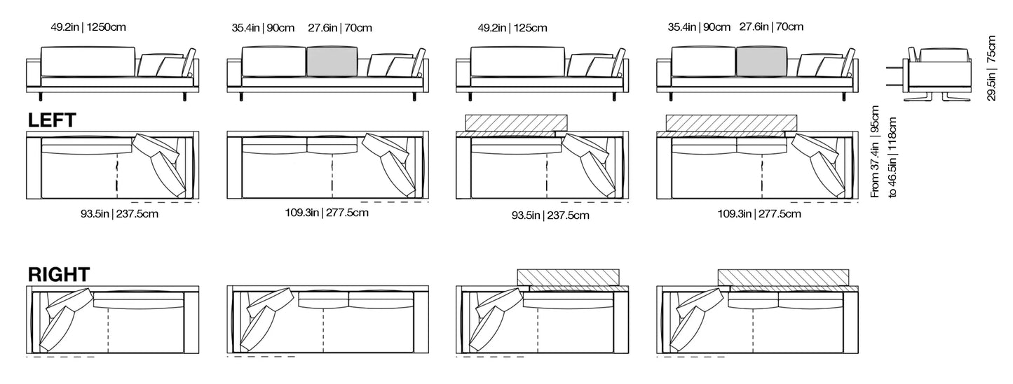 Mondrian - Sofa | Poliform | JANGEORGe Interior Design