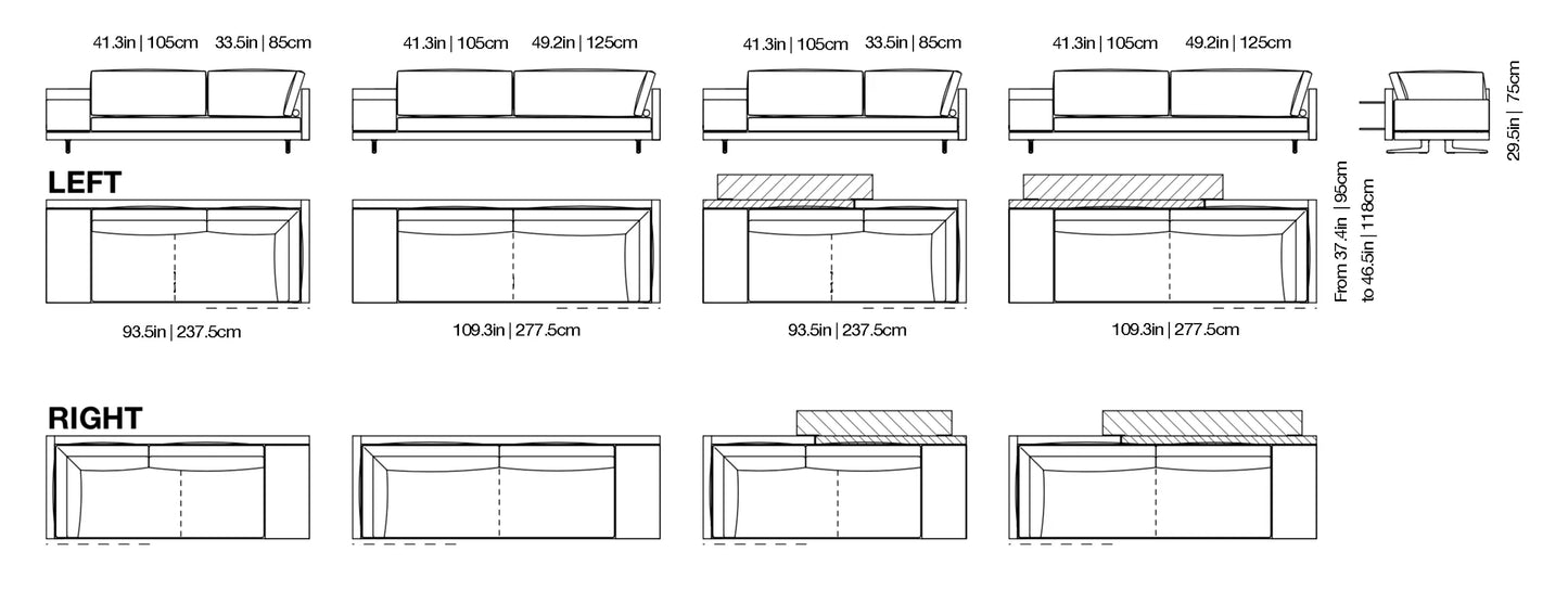 Mondrian - Sofa | Poliform | JANGEORGe Interior Design