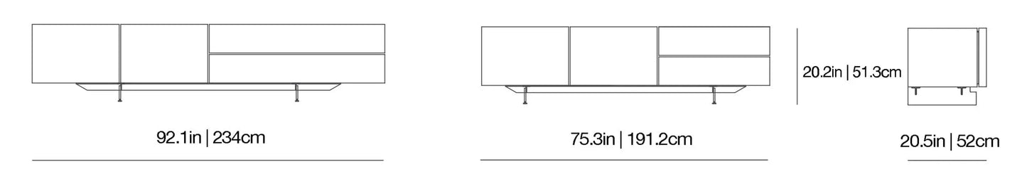 Pandora - Sideboard | Poliform | JANGEORGe Interior Design