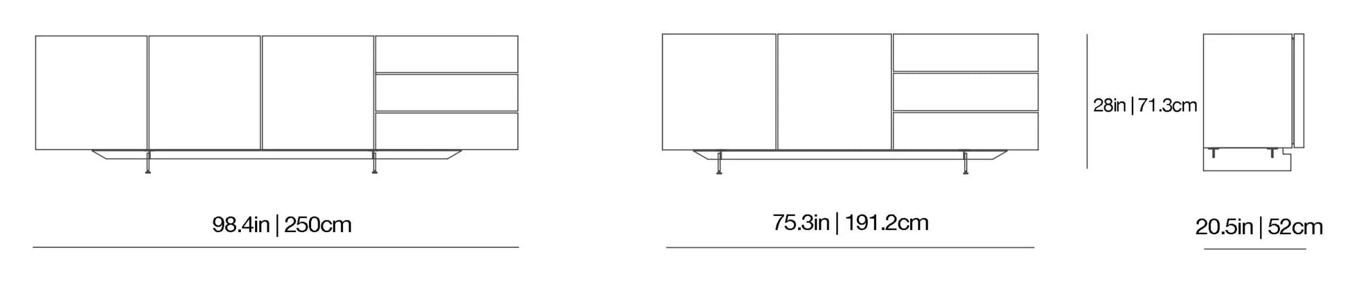 Pandora - Sideboard | Poliform | JANGEORGe Interior Design
