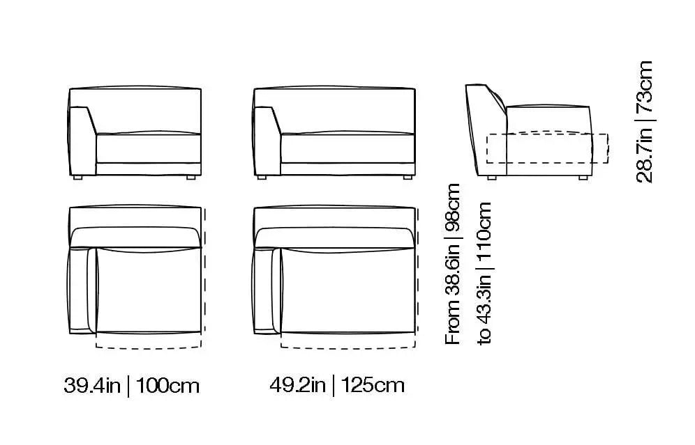 Paris-Seoul - Sofa | Poliform | JANGEORGe Interior Design
