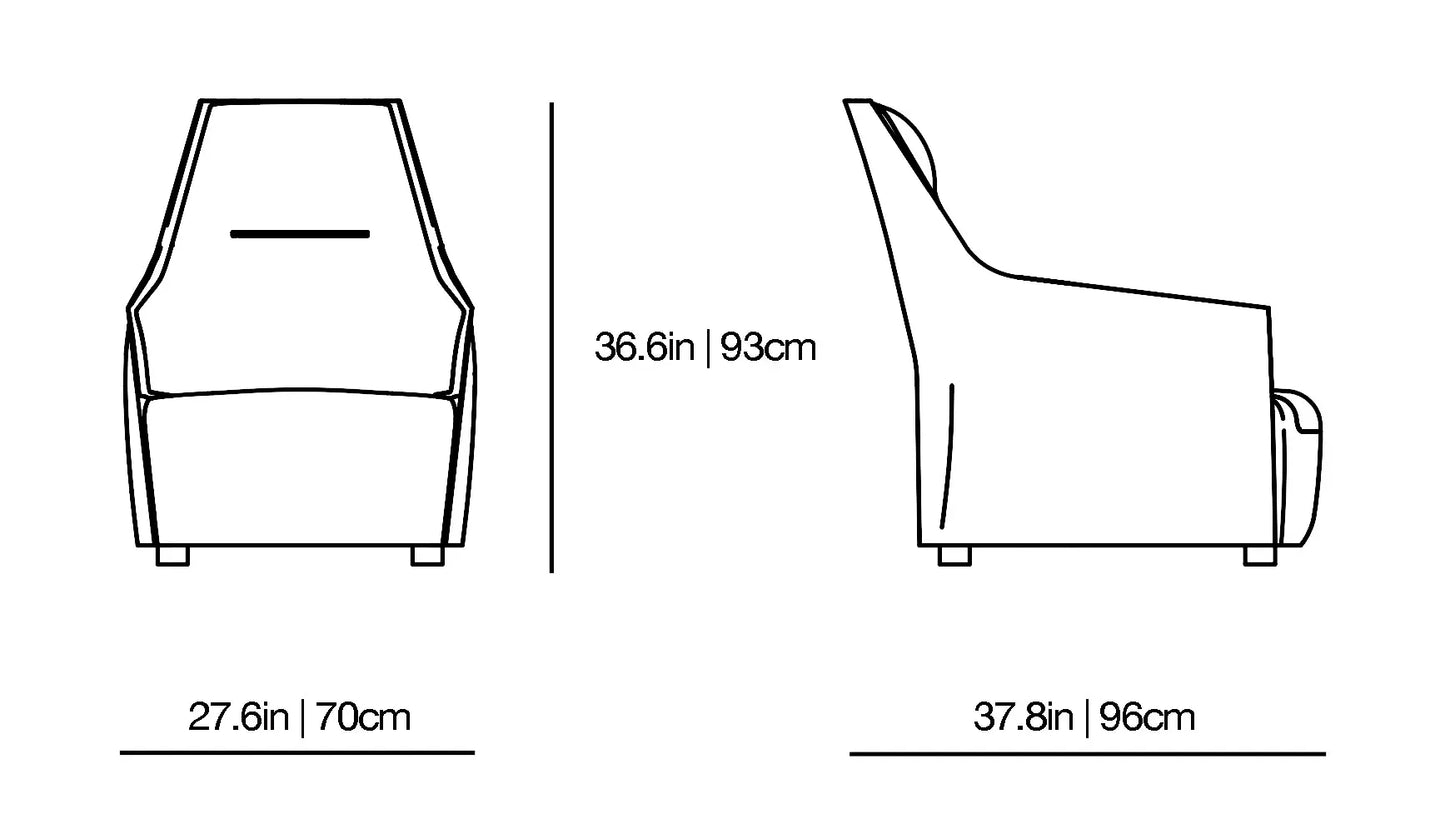 Santa Monica Lounge - Armchair | Poliform | JANGEORGe Interior Design