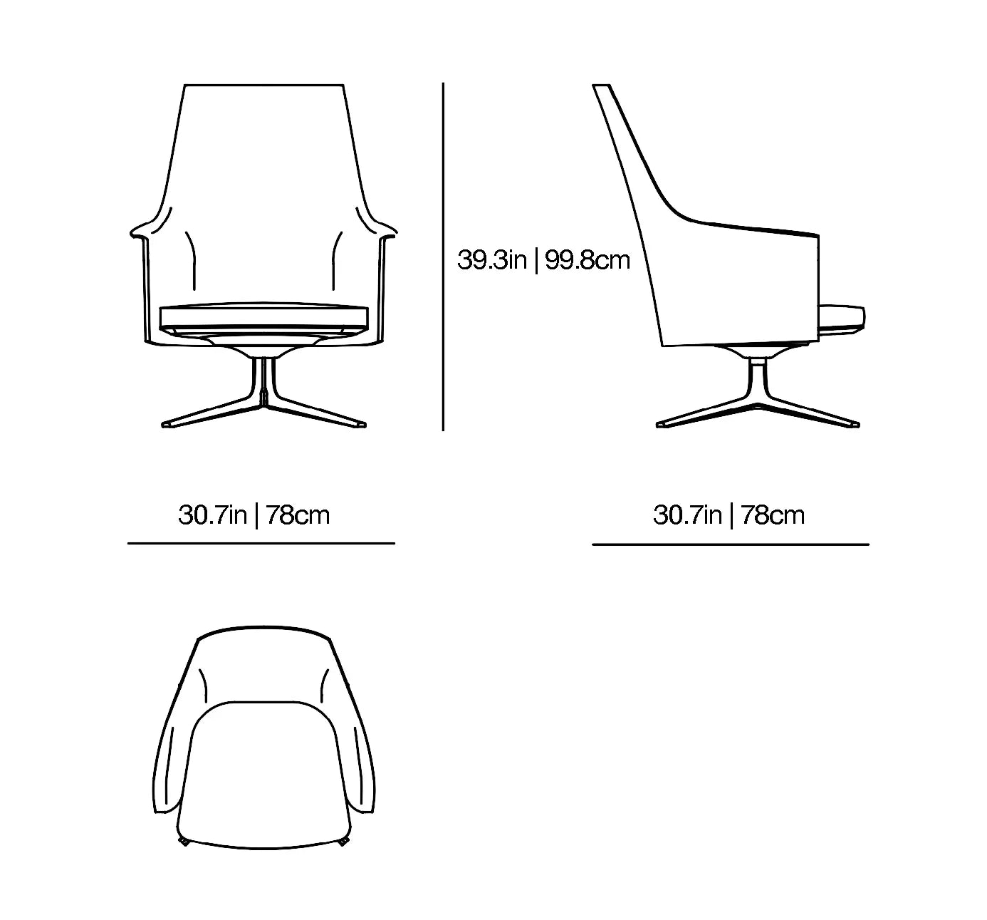 Stanford Lounge - Armchair | Poliform | JANGEORGe Interior Design