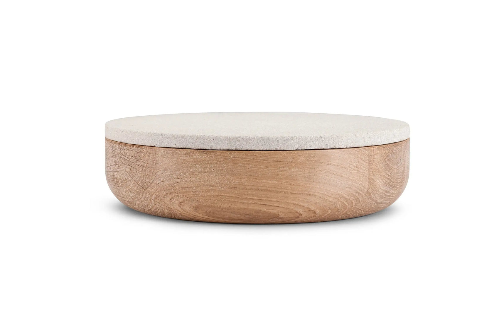 VVD Pottery 30x7cm with 2cm Chambolle Stone Lid (3072) | When Objects Work | JANGEORGe Interior Design
