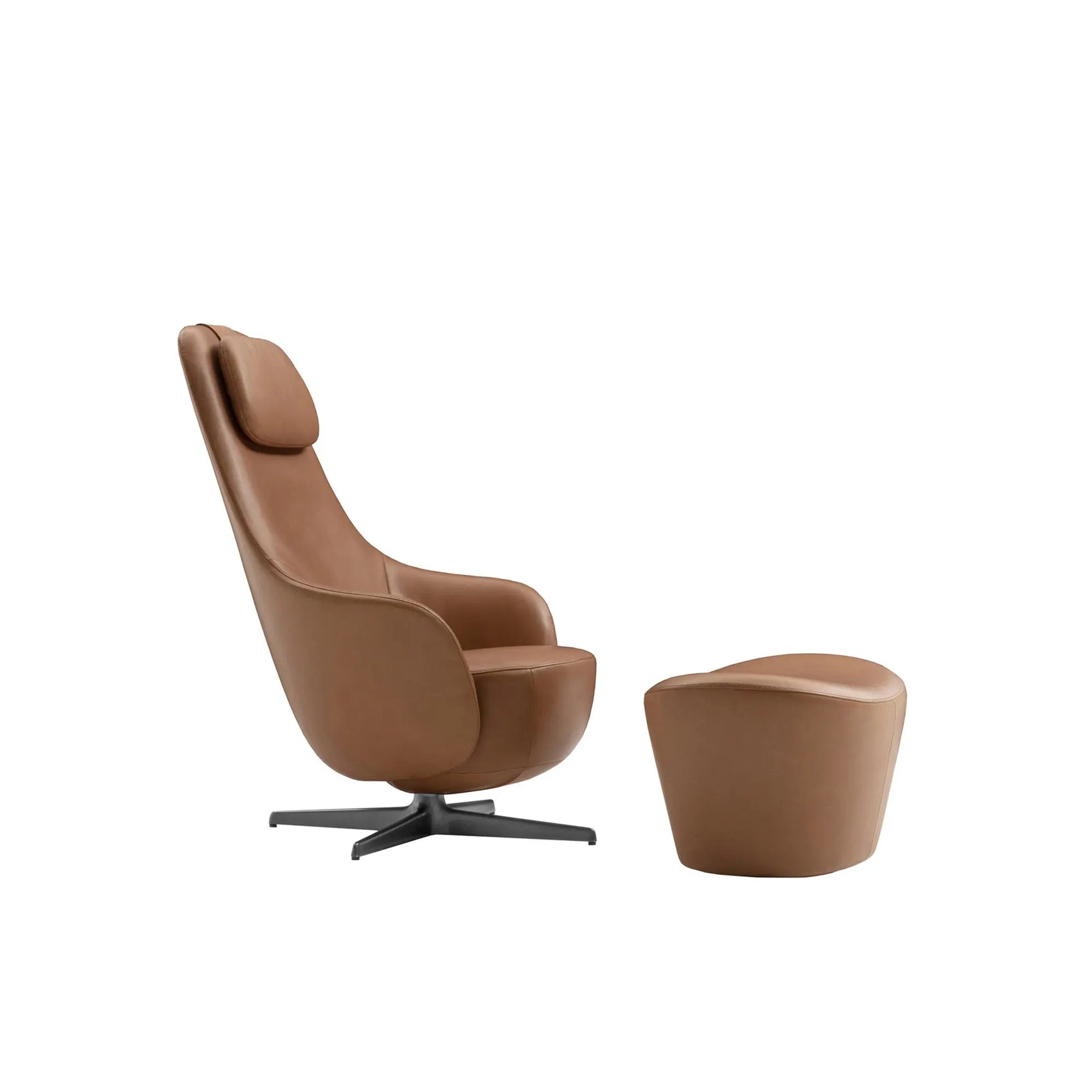 JANGEORGe Interiors & Furniture B&B Italia Harbor Laidback Armchair and Ottoman