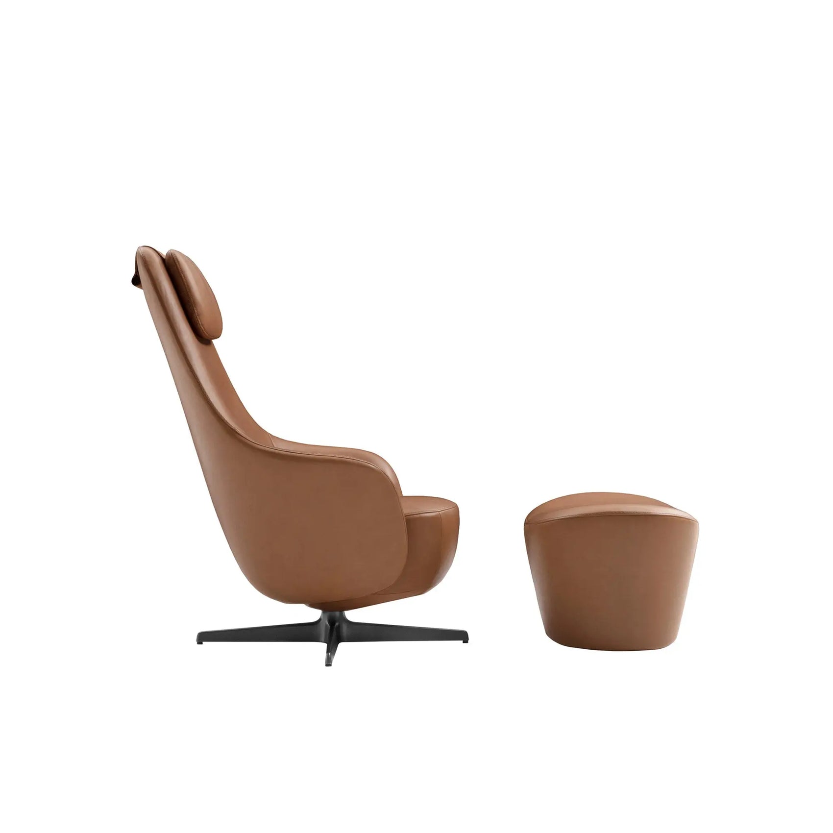 JANGEORGe Interiors & Furniture B&B Italia Harbor Laidback Armchair and Ottoman