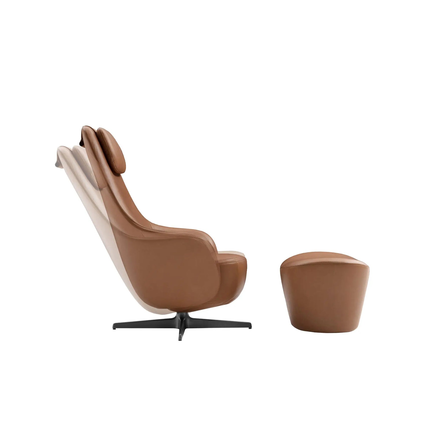 JANGEORGe Interiors & Furniture B&B Italia Harbor Laidback Armchair and Ottoman