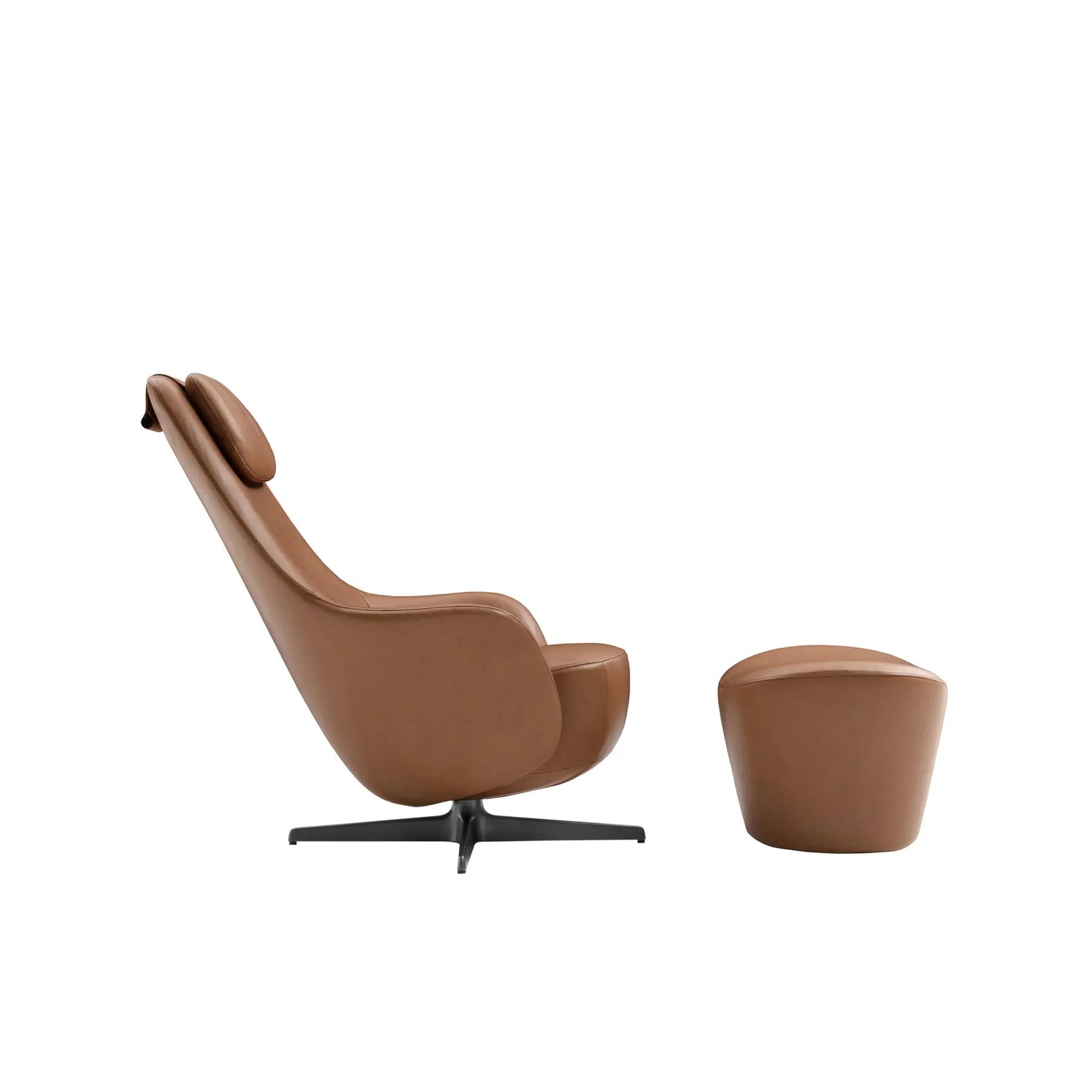 JANGEORGe Interiors & Furniture B&B Italia Harbor Laidback Armchair and Ottoman