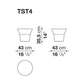Springtime - Small Table Ø43cm (TST4) - JANGEORGe Interiors & Furniture