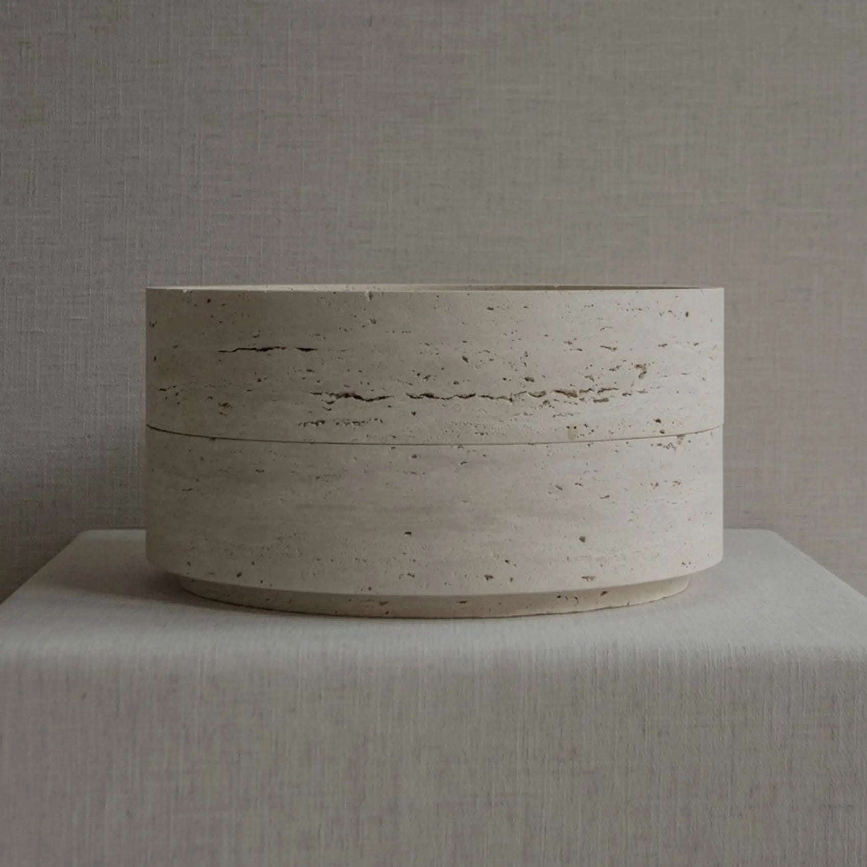 Capsule - Travertine Bowl - JANGEORGe Interiors & Furniture