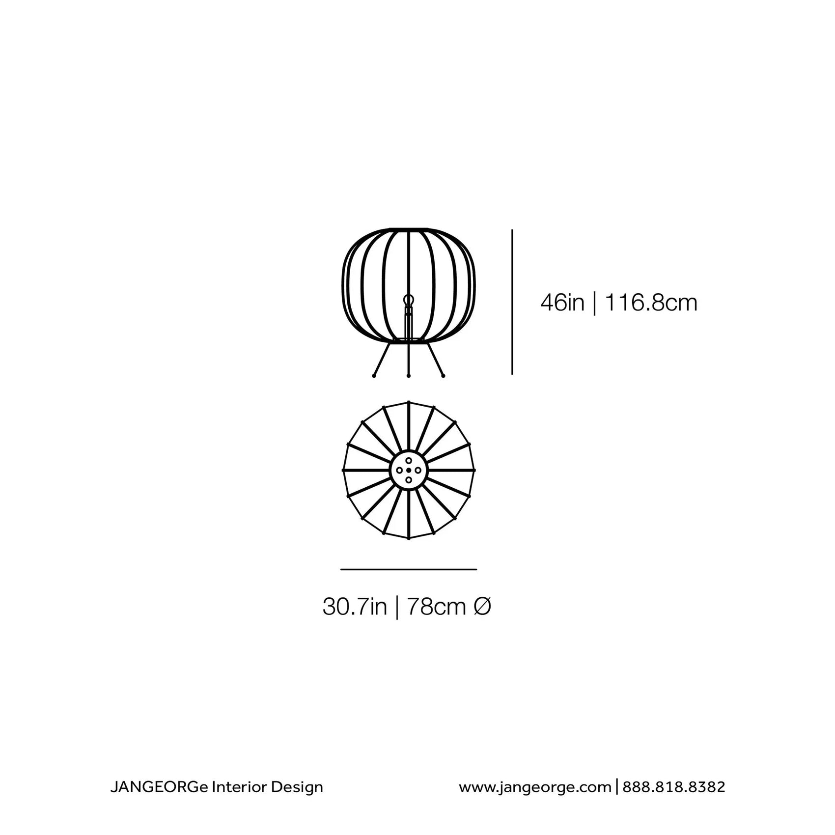 JANGEORGe Interiors & Furniture DePadova Bombori - Floor Light