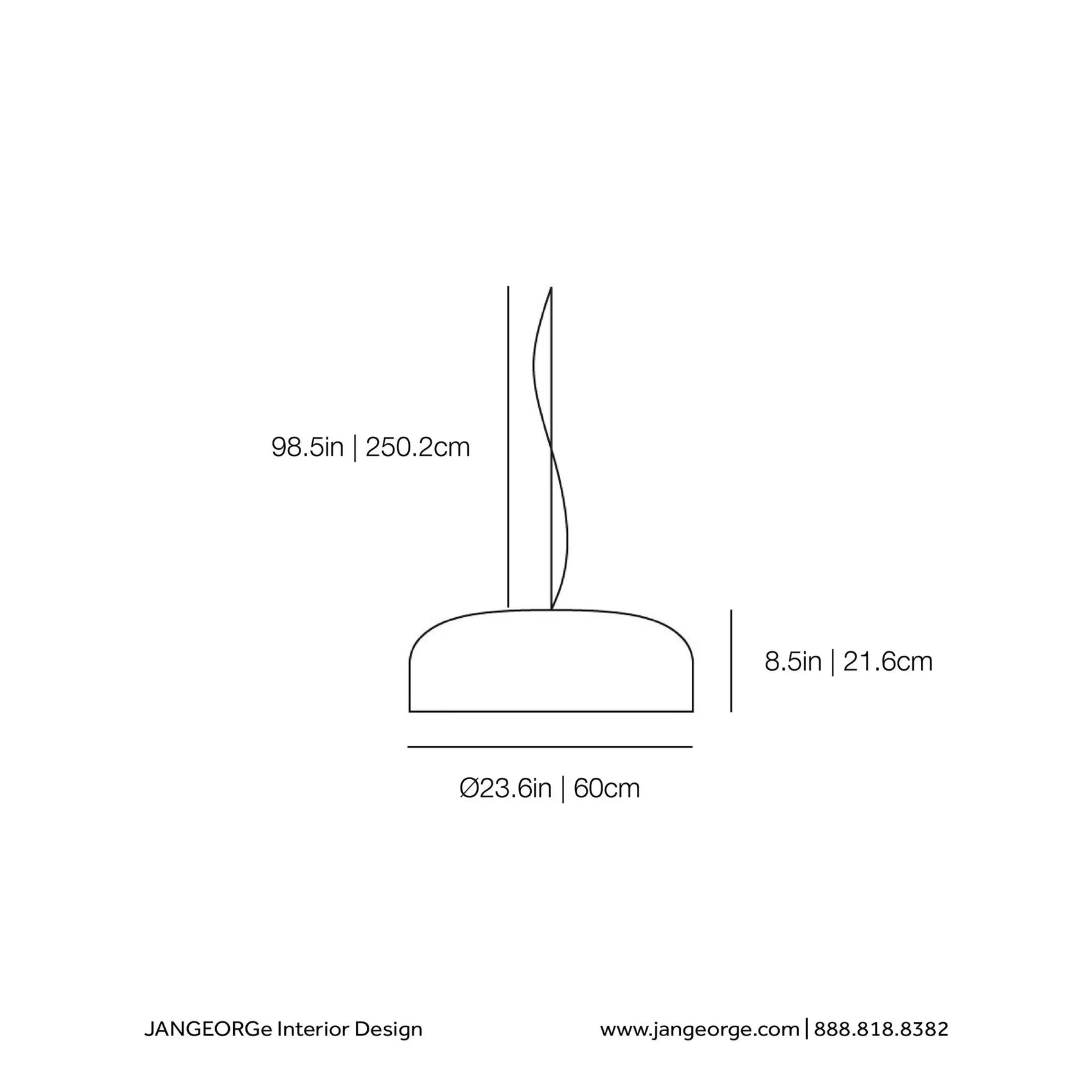 JANGEORGe Interiors & Furniture Flos Smithfield S Suspension Dimmable Pendant Lamp in LED