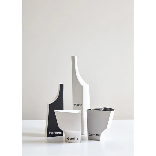 JANGEORGe Interiors & Furniture Kose Milano Marte Clay Vase in Group Setting