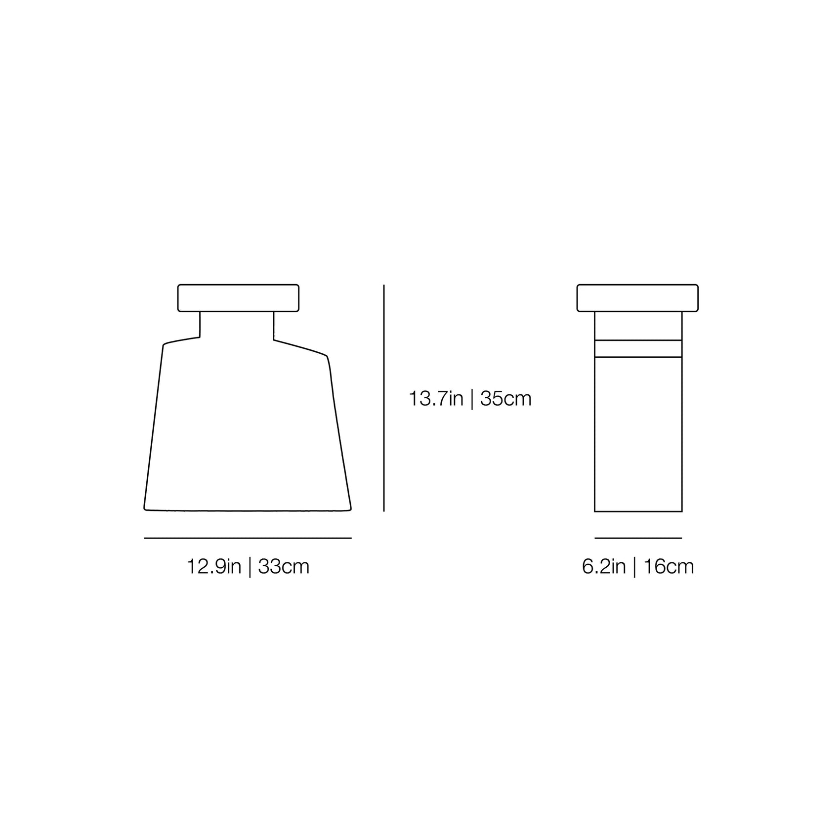 Barattolo Basso Vase - JANGEORGe Interiors & Furniture