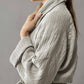 JANGEORGe Interiors & Furniture Society Limonta Lipe Bathrobe Mastice